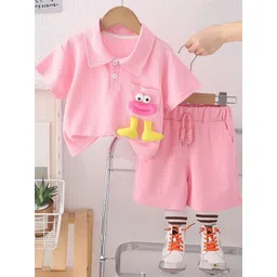 LULU & SKY Girls T-shirt with Shorts image 1