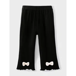 LULU & SKY Girls Textured Flared High-Rise Trousers-picture-56