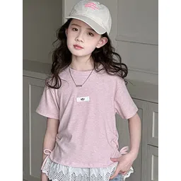 LULU & SKY Girls Tie-Up Cotton Top-picture-58