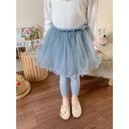 LULU & SKY Girls Tights With Attached Skirt image 5