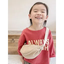 LULU & SKY Girls Typography Printed Applique T-shirt-picture-28