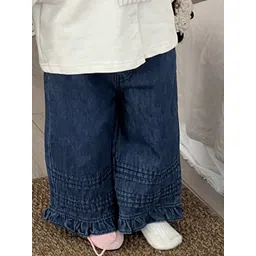 LULU & SKY Girls Wide Leg High-Rise Highly Distressed Jeans-picture-19