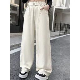 LULU & SKY Girls Wide Leg High-Rise Highly Distressed Jeans-picture-30