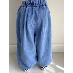 LULU & SKY Girls Wide Leg High-Rise Low Distress Jeans-picture-58