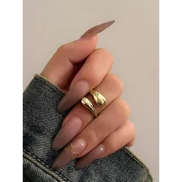 LULU & SKY Gold-Plated Adjustable Finger Ring-picture-26