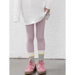 LULU & SKY Infant Girls Mid-Rise Ankle-Length Leggings-picture-12