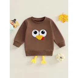 LULU & SKY Kids Applique Detailed Crew Neck Pullover Sweatshirt-picture-25
