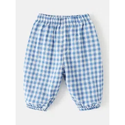 LULU & SKY Kids Gingham Checked Jogger High-Rise Trousers-picture-31