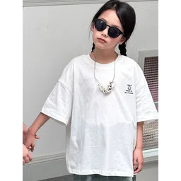 LULU & SKY Kids Henley Neck Organic Cotton Applique T-shirt-picture-37