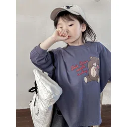 LULU & SKY Kids Printed Extended Sleeves Applique T-shirt-picture-34