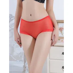 LULU & SKY Mid-Rise Semi Sheer Boy Shorts-picture-24