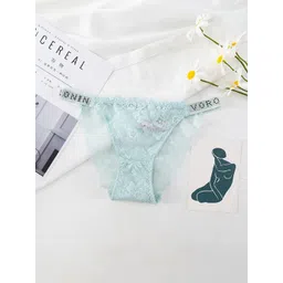 LULU & SKY Mid-Rise Thongs Briefs Q8141-LIGHT GREEN-picture-25