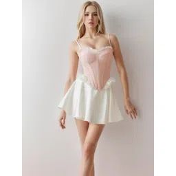 LULU & SKY Panelled Short Skirt-picture-22