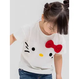 LULU & SKY Polka Dot Print Cotton Crop Top-picture-22