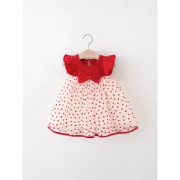 LULU & SKY Polka Dot Print Fit & Flare Dress-picture-30