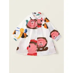 LULU & SKY Print A-Line Dress-picture-57