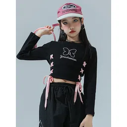 LULU & SKY Print Cotton Crop Top-picture-48