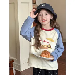 LULU & SKY Print Extended Sleeves Cotton Top-picture-32