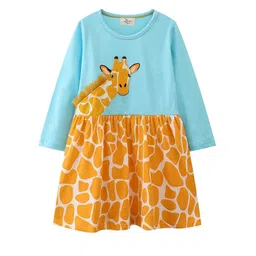 LULU & SKY Print Fit & Flare Dress-picture-44