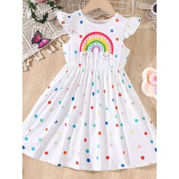 LULU & SKY Print Flared Sleeve Fit & Flare Dress-picture-23