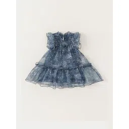 LULU & SKY Print Puff Sleeve A-Line Dress-picture-17