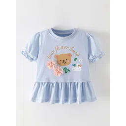 LULU & SKY Print Puff Sleeve Top-picture-33