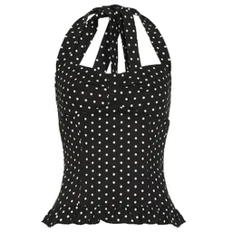 LULU & SKY Printed Halter Neck Regular Top image 3