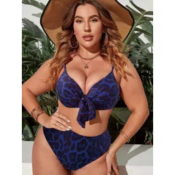 LULU & SKY Printed Plus Size Swim Bikini Set-picture-40
