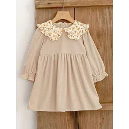 LULU & SKY Puff Sleeve A-Line Dress-picture-51