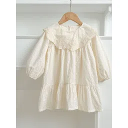 LULU & SKY Puff Sleeve A-Line Dress-picture-29