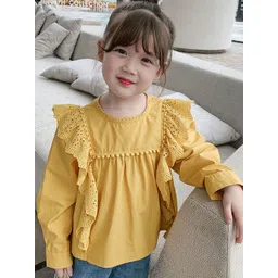 LULU & SKY Puff Sleeve Cotton Top-picture-31