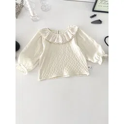 LULU & SKY Puff Sleeve Cotton Top-picture-21