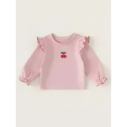 LULU & SKY Puff Sleeve Organic Cotton Top-picture-21