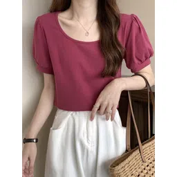 LULU & SKY Puff Sleeve Regular Top-picture-30