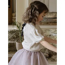 LULU & SKY Puff Sleeve Top image 5