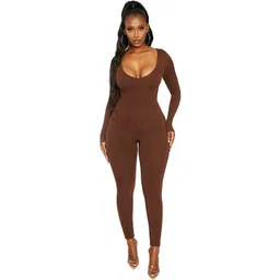 LULU & SKY Round Neck Basic Jumpsuit-picture-13