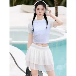 LULU & SKY Round Neck Short Sleeves T-Shirt With Skirts Co-ords-picture-32