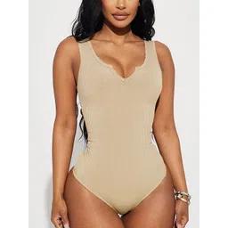 LULU & SKY Self Design Sleeveless Bodysuit-picture-38