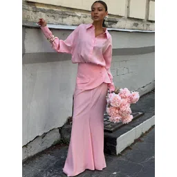 LULU & SKY Shirt Collar Shirt & Blazer With Trousers Co-Ords-picture-30