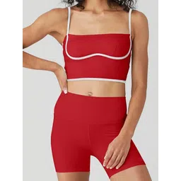 LULU & SKY Shoulder Strap Neck Top With Shorts Co-Ords-picture-17