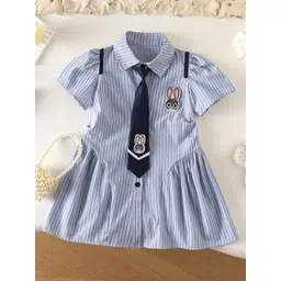 LULU & SKY Striped Fit & Flare Dress-picture-10