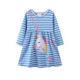 LULU & SKY Striped Fit & Flare Dress-picture-16