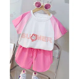 LULU & SKY Unisex Kids Colourblocked T-shirt with Shorts-picture-24