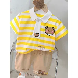 LULU & SKY Unisex Kids Printed T-shirt with Shorts-picture-25