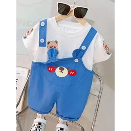 LULU & SKY Unisex Kids Printed T-shirt with Shorts-picture-18