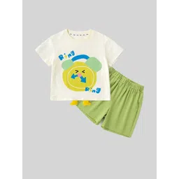 LULU & SKY Unisex Kids Printed Top with Shorts-picture-49