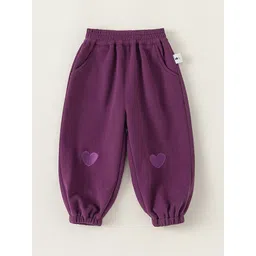 LULU & SKY Unisex Kids Tapered Fit High-Rise Joggers Trousers-picture-37