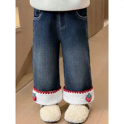 LULU & SKY Unisex Kids Wide Leg Mid-Rise Jeans-picture-40