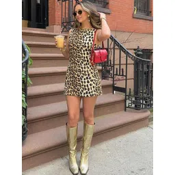 LULU & SKY Women Animal Pattern Mini Sheath Dress-picture-19