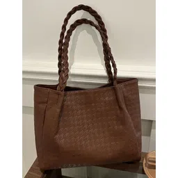 LULU & SKY Women Checked Structured Shoulder Bag-picture-20